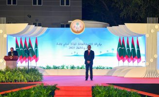 އިނާމު ދިނުމުގެ ރަސްމިއްޔާތުގެ ތެރެއިން. ފޮޓޯ: ރައީސް އޮފީސް