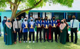 ކެޔޮދޫ ސްކޫލްގެ އެގާރަ ވަނަ ކިލާހުގައި ކިޔަވަމުންދާ ދަރިވަރުން: އަލަށް އުފެއްދި ގުރޭޑާއެކު ކެޔޮދޫގެ ތަޢުލީމަށް ބޮޑެތި ބަދަލުތަކެއް ވަނީ އައިސްފައި- ފޮޓޯ: ކެޔޮދޫ ސްކޫލް