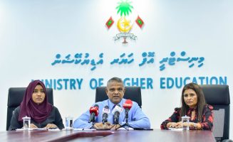 މިނިސްޓަރ އޮފް ހަޔަރ އެޑިއުކޭޝަން ޑރ. އިބްރާހިމް ހަސަން. ފޮޓޯ: މިނިސްޓްރީ އޮފް ހަޔަރ އެޑިއުކޭޝަން