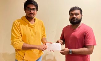 ހާލުގައި ޖެހުނު ދަރިވަރުންނަށް އައިއޭސީން ދިން އެހީ ހަވާލުކުރަނީ. ފޮޓޯ: އައިއޭސީ
