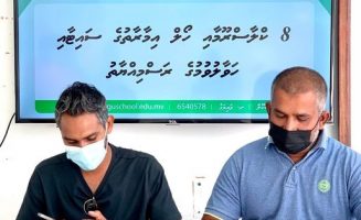 ސައިޓު ހަވާލުކުރުމުގެ ރަސްމިއްޔާތުގެ ތެރެއިން. ފޮޓޯ: ޅައިމަގު ސްކޫލް