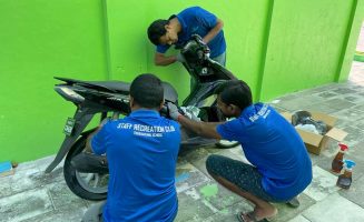 އުޅަނދު ސާފުކުރުމުގެ އިވެންޓްގެ ތެރެއިން.ފޮޓޯ؛ތުރާކުނު ސްކޫލް