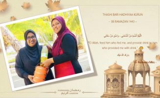 ގދ. އަތޮޅު މަދަރުސަގެ މުވައްޒަފުންނަށް ދޭ ތަށިބަރި އެ ސްކޫލްގެ މުވައްޒަފަކަ ހަވާލުކުރަނި- ތަށިބަރި ދިނުން މިހާރު ދަނީ އާންމުވަމުން- ފޮޓޯ ގދ. އަތޮޅު މަދަރުސާ