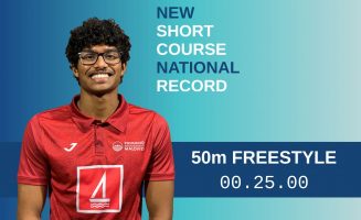 50 މީޓަރުގެ ޝޯރޓް ޗޯރސް ގެ އިވެންޓުގައި ޤައުމީ ރިކޯރޑް އައުކުރި މުޙައްމަދު ޢާން ޙުސައިން؛- ފޮޓޯ: ސްވިމިންގ އެސޯސިއޭޝަން އޮފް މޯލްޑިވްސް